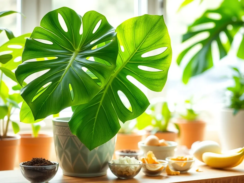 Domowy nawóz do monstery – jak go przygotować i stosować?