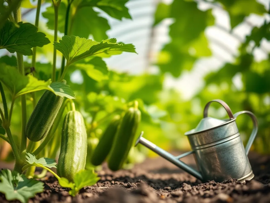 Jak często podlewać ogórki w tunelu? Praktyczne porady dla ogrodników